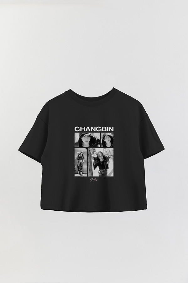 REMERA CROP ESTAMPADA STRAY KIDS CHANGBIN