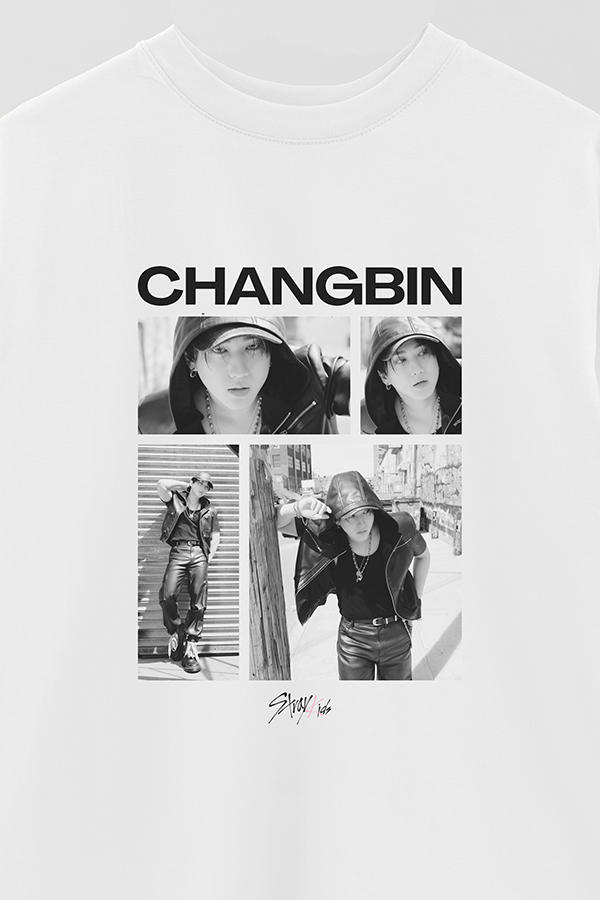 REMERA OVER ESTAMPADA STRAY KIDS CHANGBIN