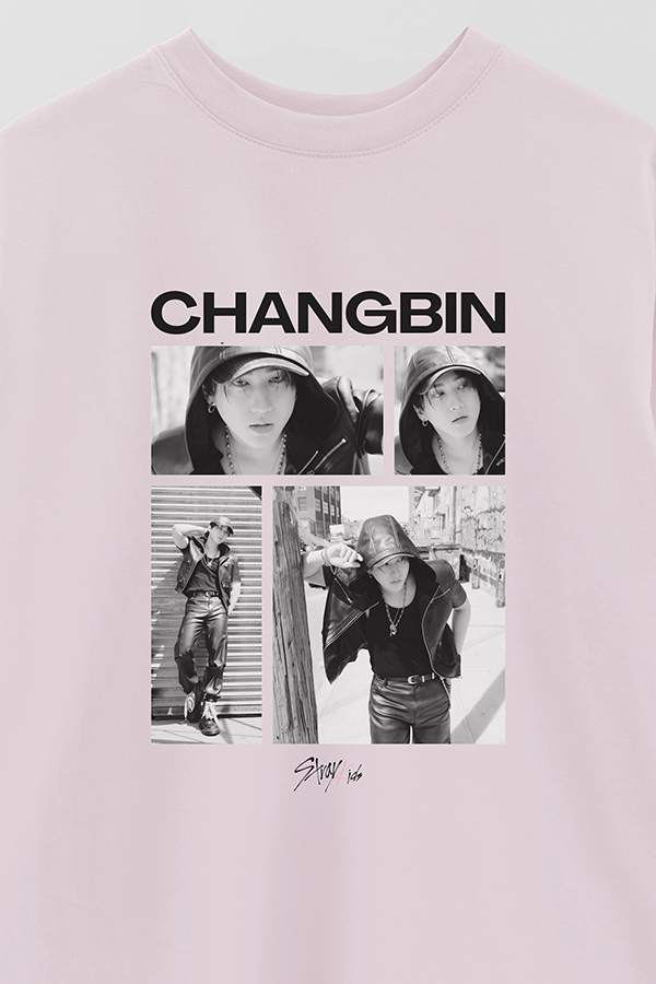 REMERA OVER ESTAMPADA STRAY KIDS CHANGBIN