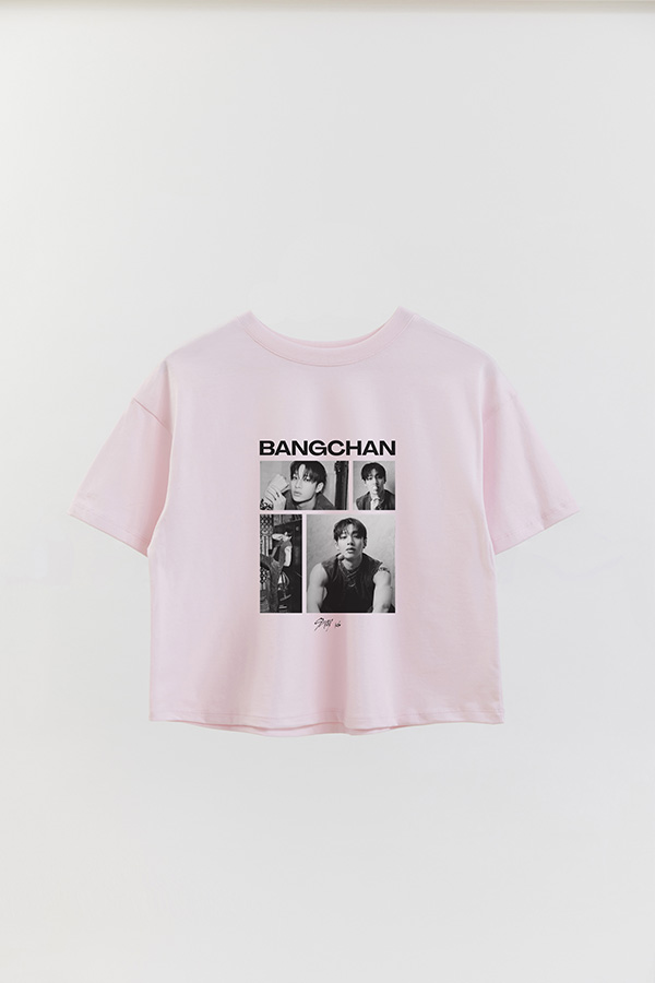 REMERA CROP ESTAMPADA STRAY KIDS BANGCHAN
