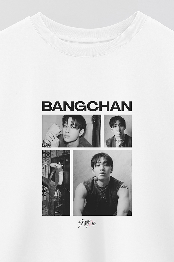 REMERA CROP ESTAMPADA STRAY KIDS BANGCHAN