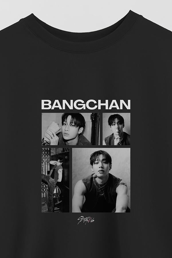 REMERA CROP ESTAMPADA STRAY KIDS BANGCHAN