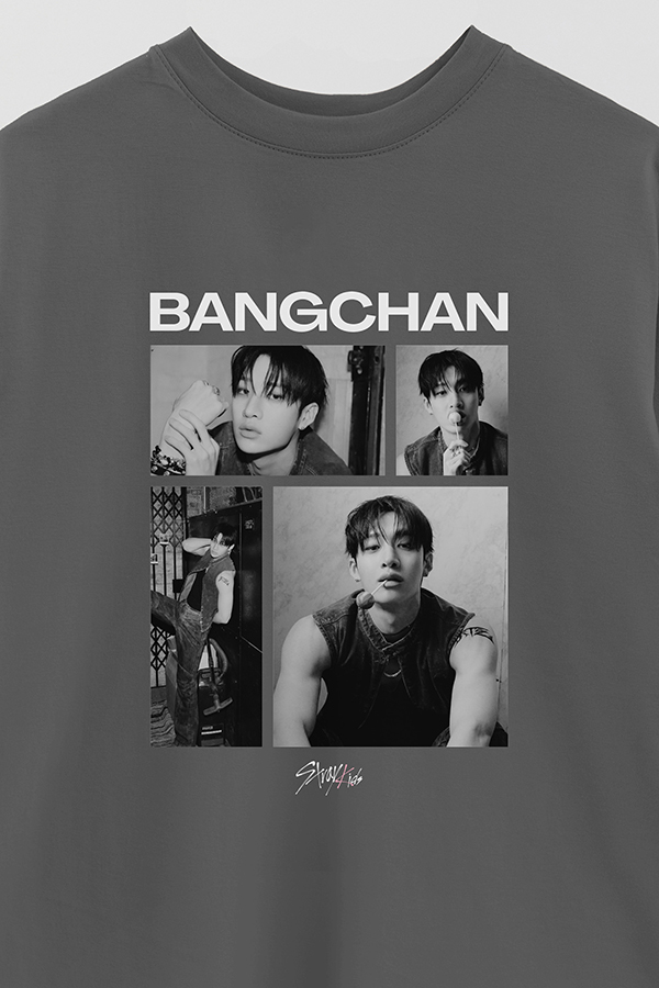 REMERA OVER ESTAMPADA STRAY KIDS BANGCHAN