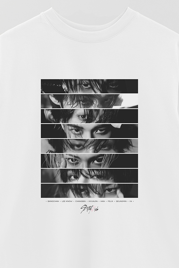 REMERA OVER ESTAMPADA STRAY KIDS EYES