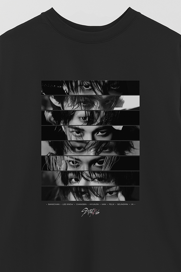 REMERA OVER ESTAMPADA STRAY KIDS EYES