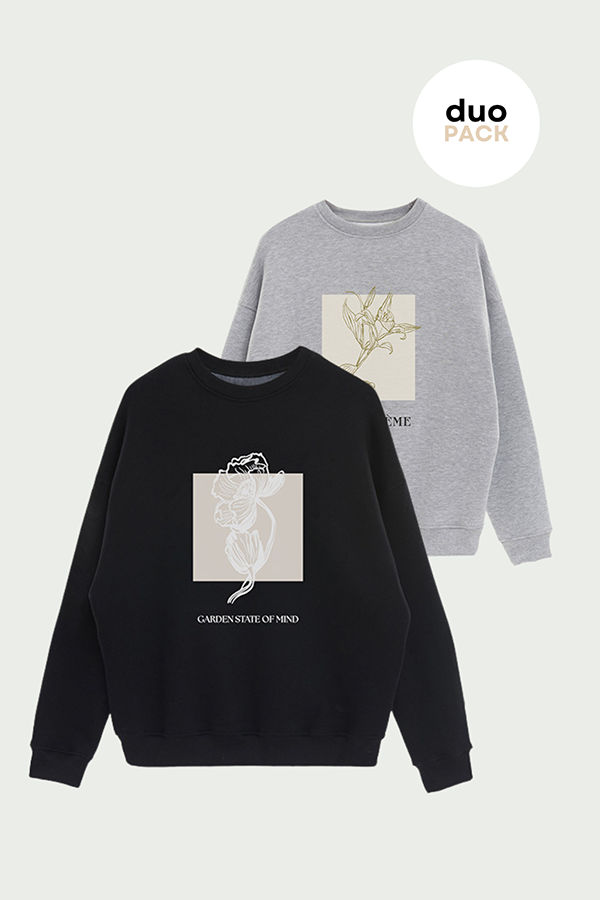 PACK X2 BUZOS CREWNECK ESTAMPADOS 2