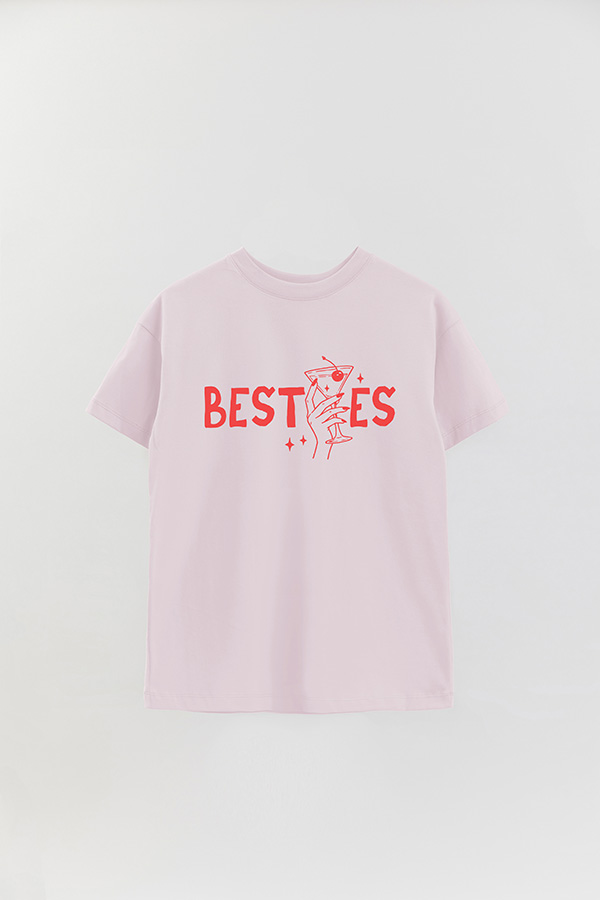 REMERA OVER ESTAMPADA BRIDE 19 CREW