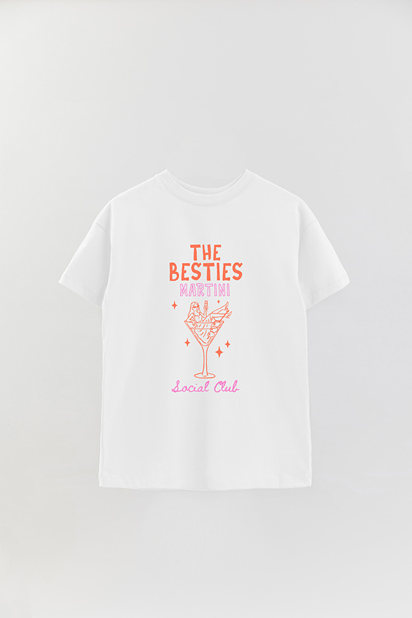 REMERA OVER ESTAMPADA BRIDE 18 CREW