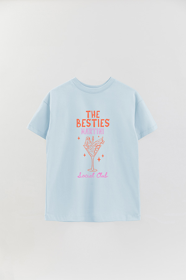 REMERA OVER ESTAMPADA BRIDE 18 CREW