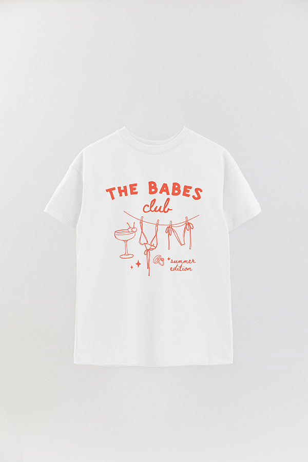 REMERA OVER ESTAMPADA BRIDE 12 CREW