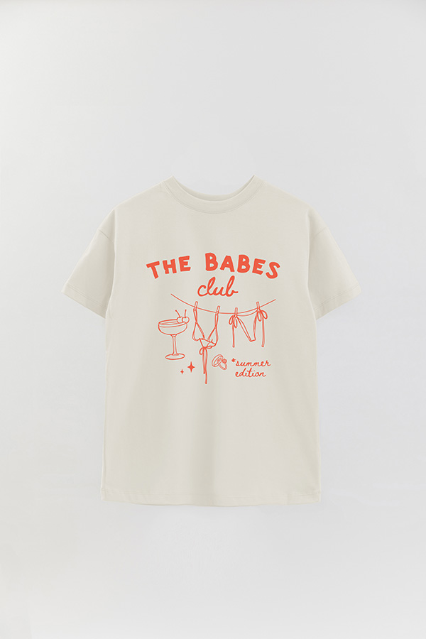 REMERA OVER ESTAMPADA BRIDE 12 CREW