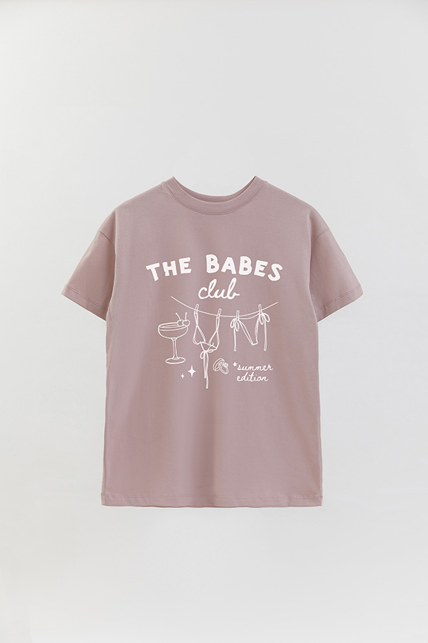 REMERA OVER ESTAMPADA BRIDE 12 CREW