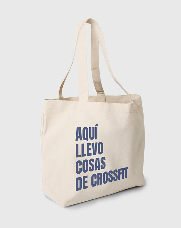 TOTE BAG AQUI LLEVO CROSSFIT