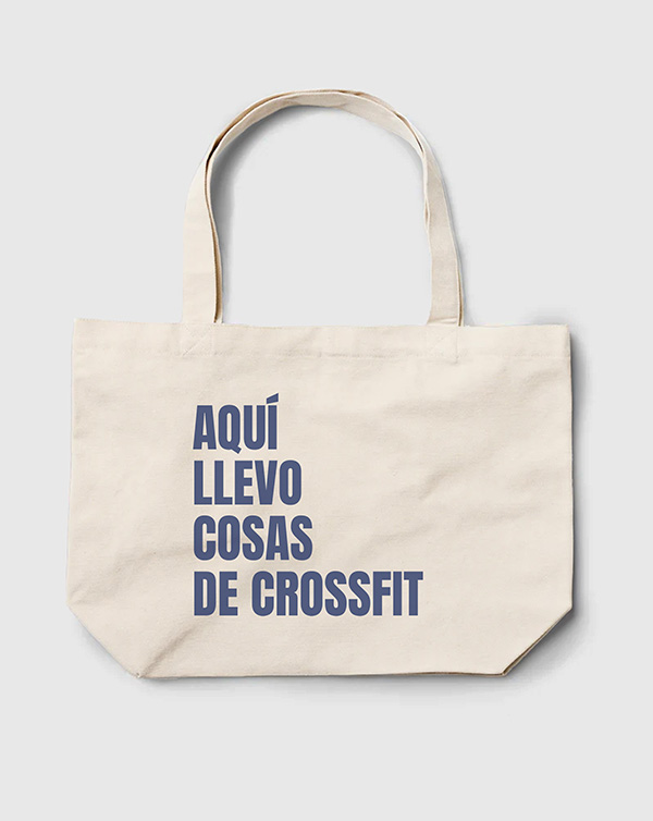 TOTE BAG AQUI LLEVO CROSSFIT
