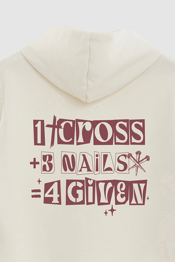 HOODIE FRISA ESTAMPADO GOD IN COLORS 4 GIVEN