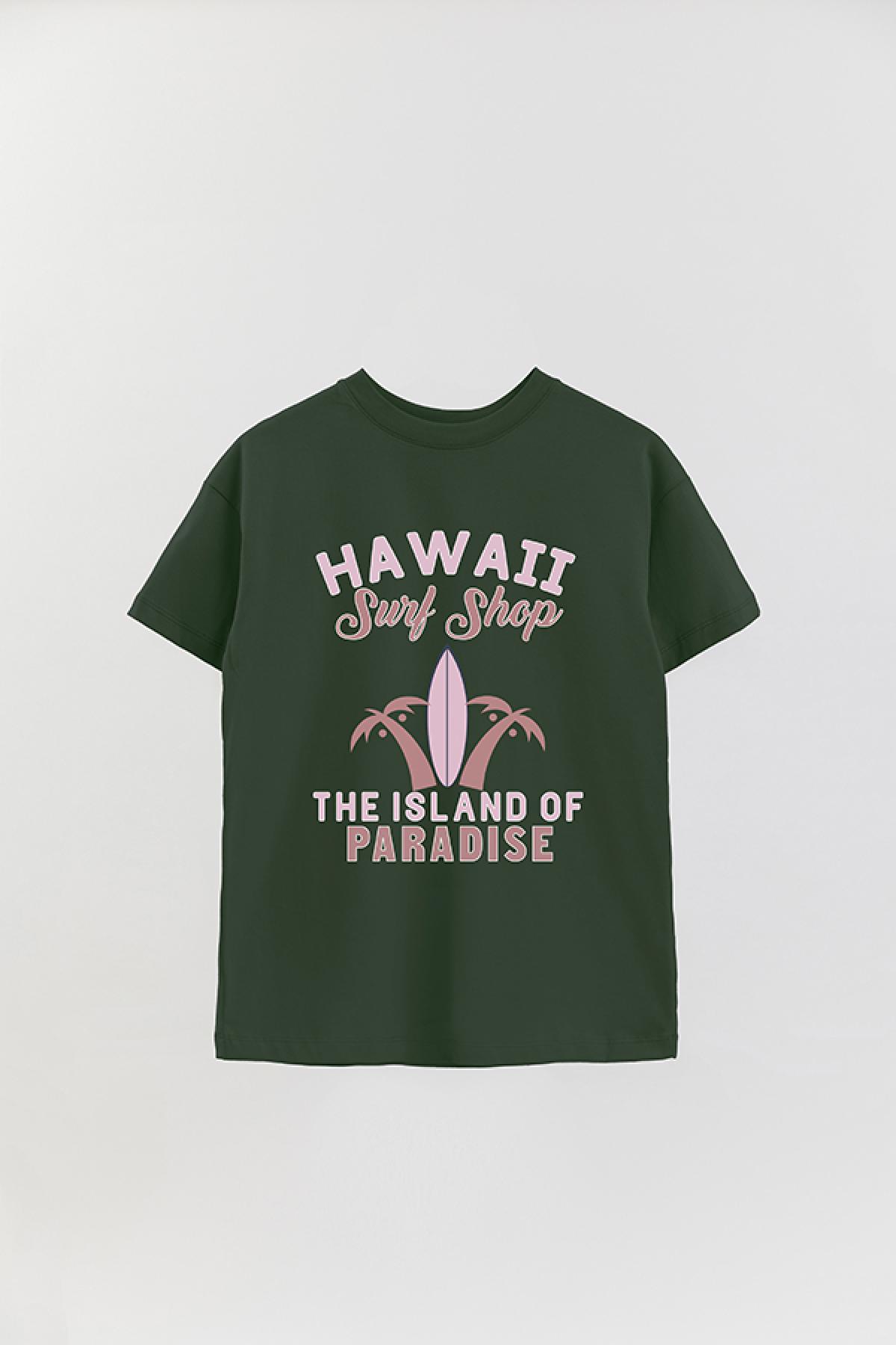 REMERA OVER ESTAMPADA WCV HAWAII SURF