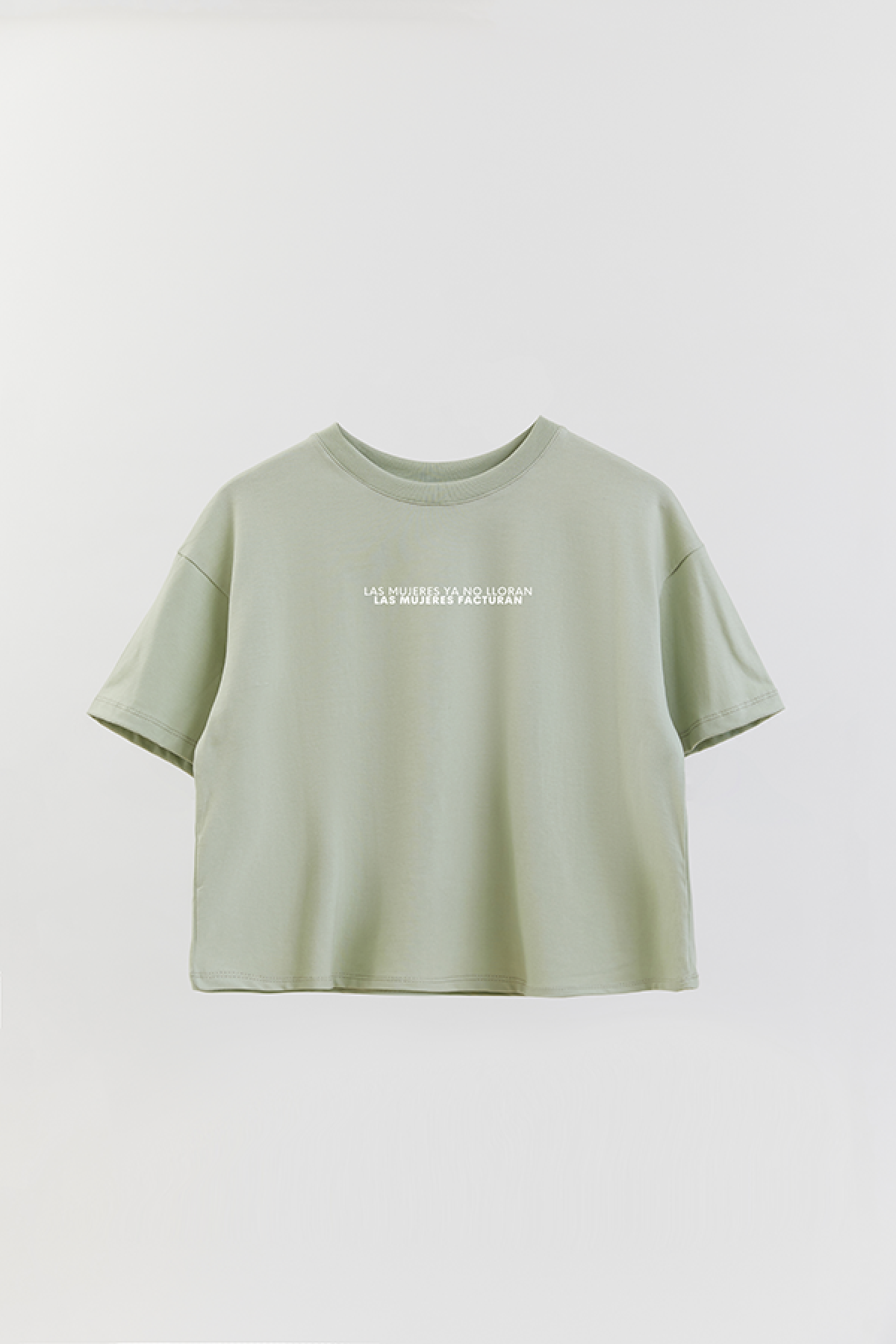 REMERA CROP ESTAMPADA WCV LAS MUJERES