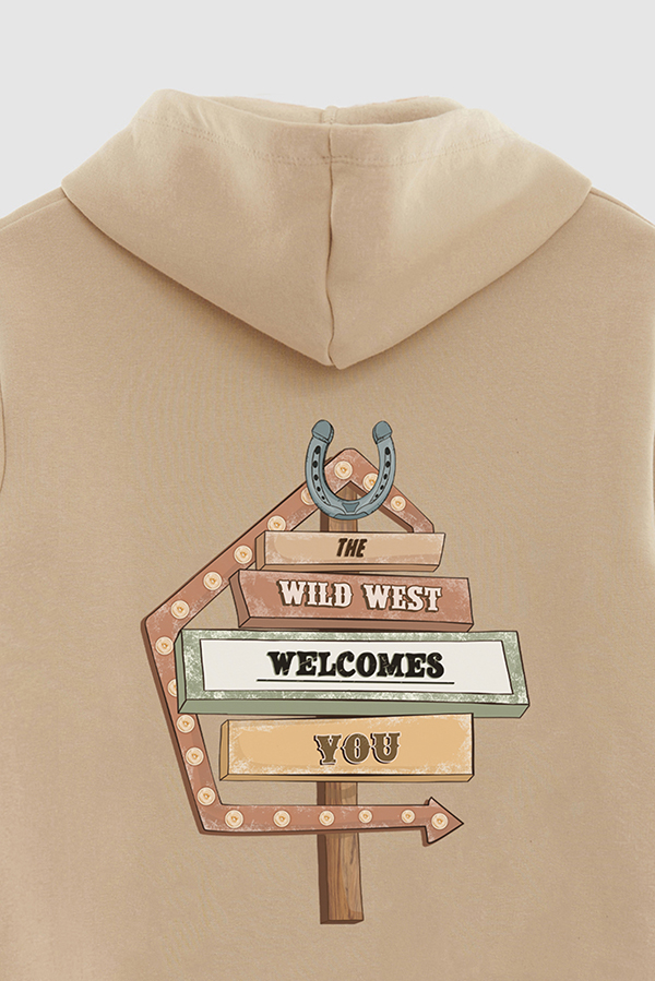 HOODIE ESTAMPADO WESTERN YOU