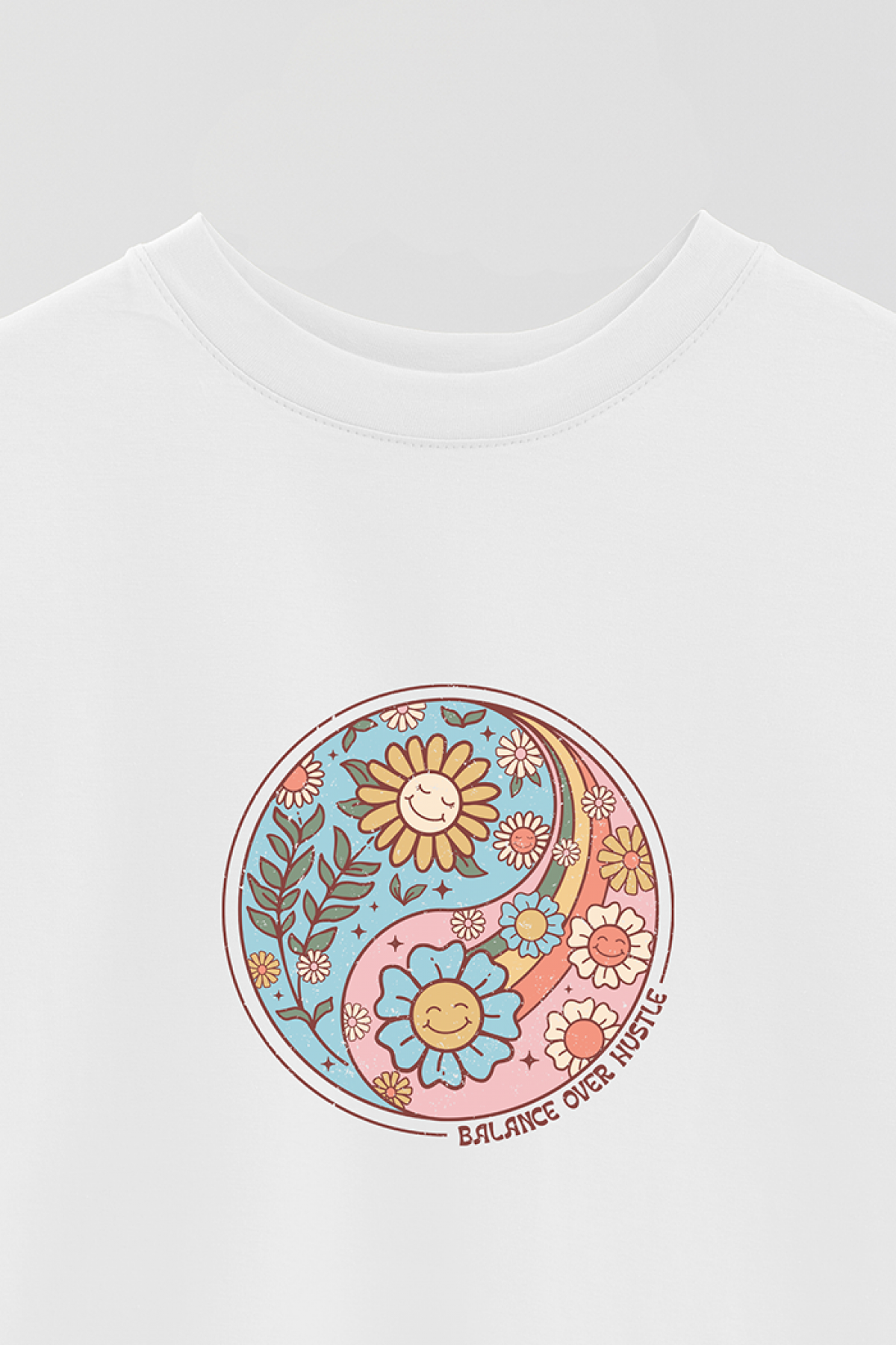 REMERA OVER ESTAMPADA BH BALANCE OVER HUSTLE