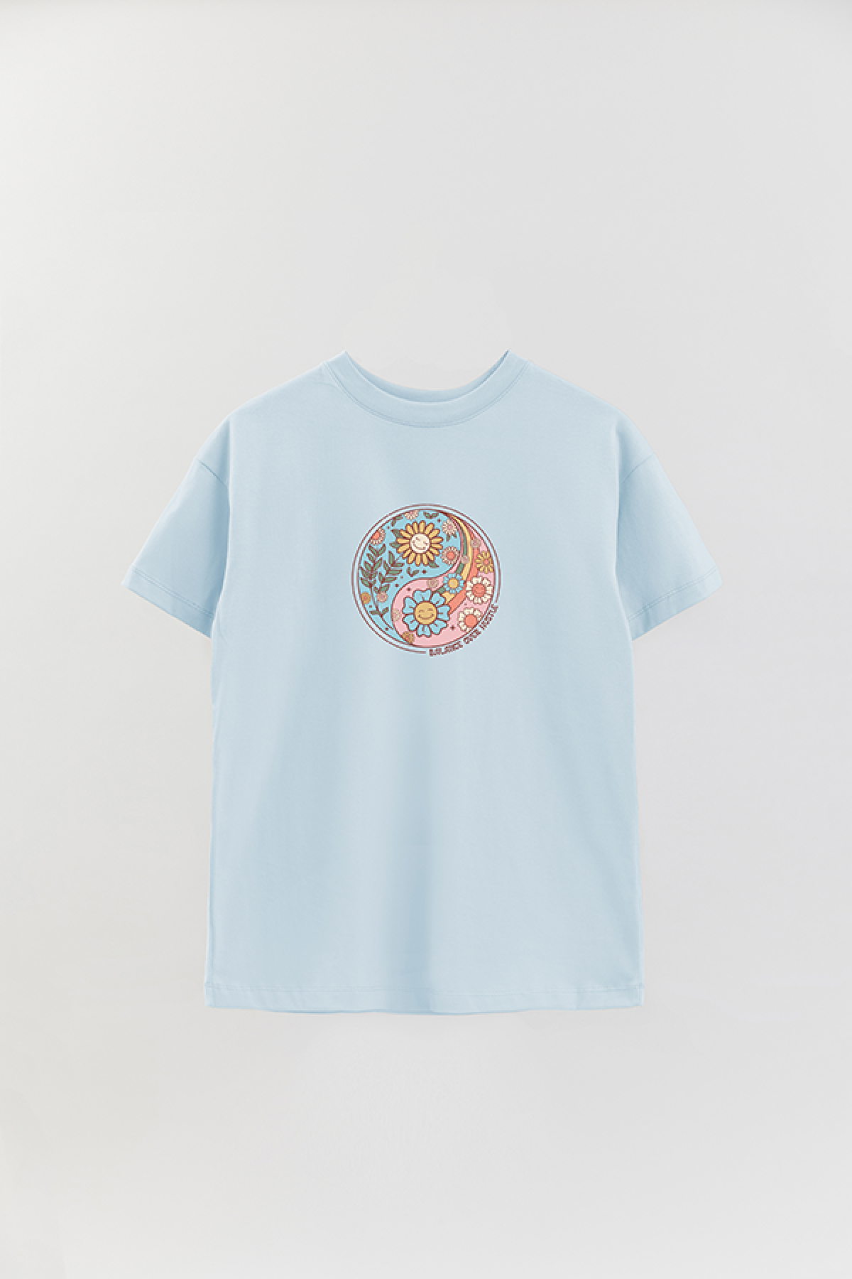 REMERA OVER ESTAMPADA BH BALANCE OVER HUSTLE