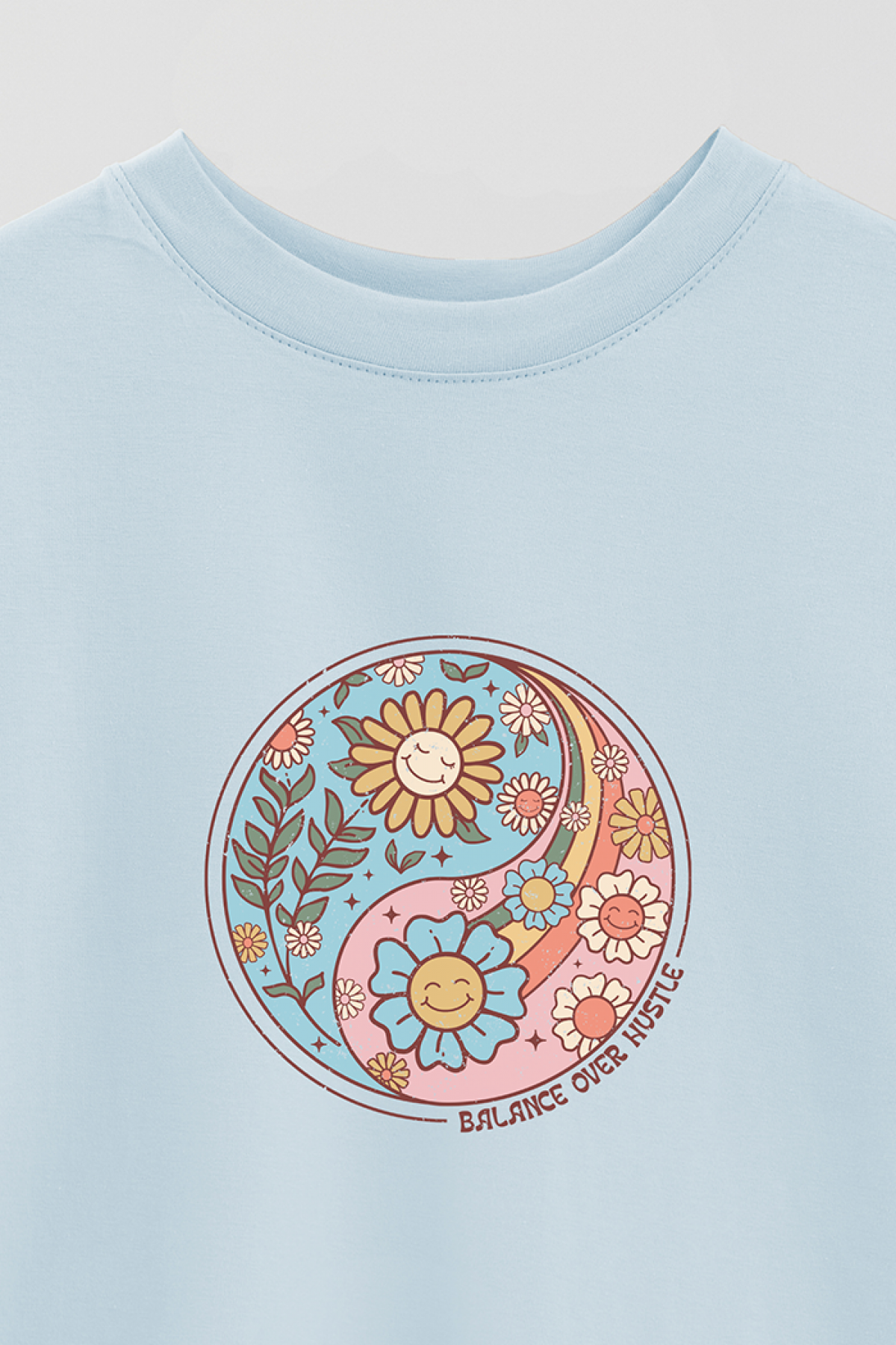 REMERA OVER ESTAMPADA BH BALANCE OVER HUSTLE