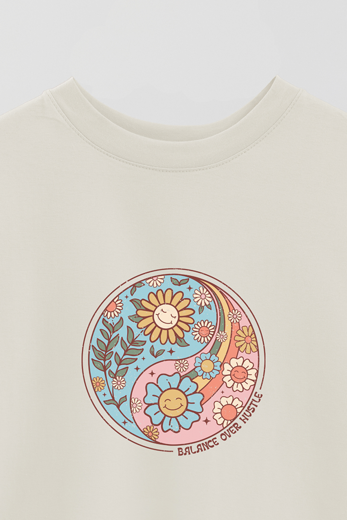 REMERA OVER ESTAMPADA BH BALANCE OVER HUSTLE