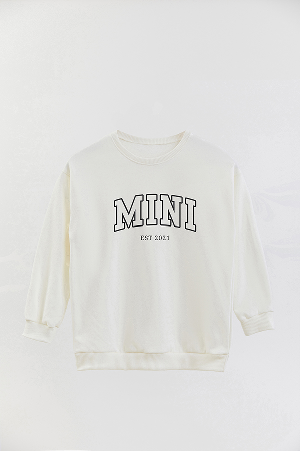 BUZO CREWNECK RUSTICO KID DDP VARSITY MINI