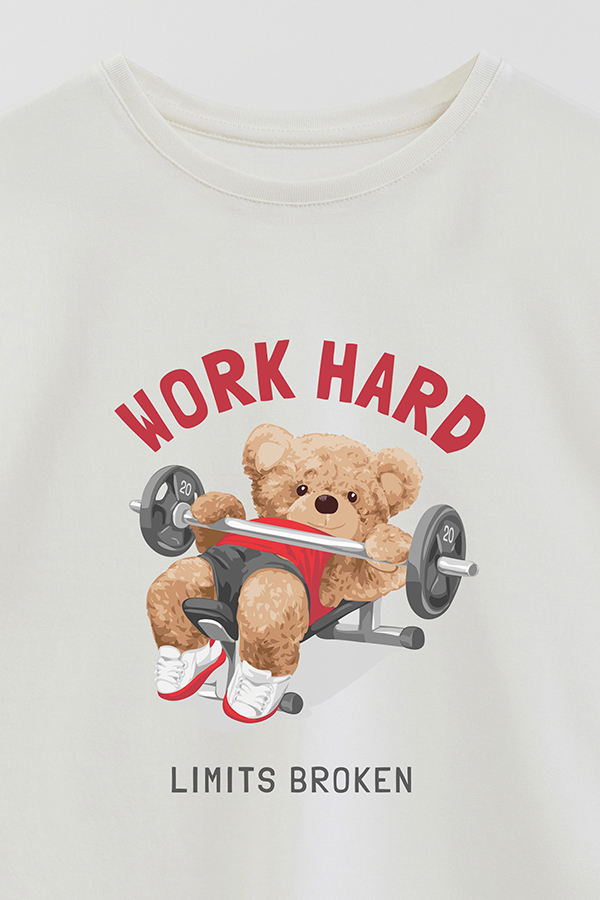 REMERA GB OVERSIZE WORK HARD