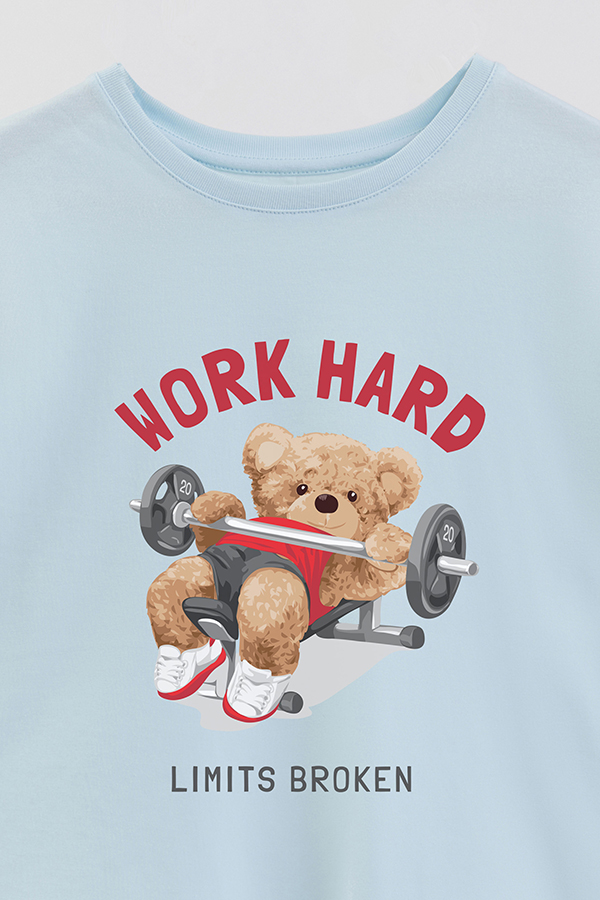 REMERA GB OVERSIZE WORK HARD
