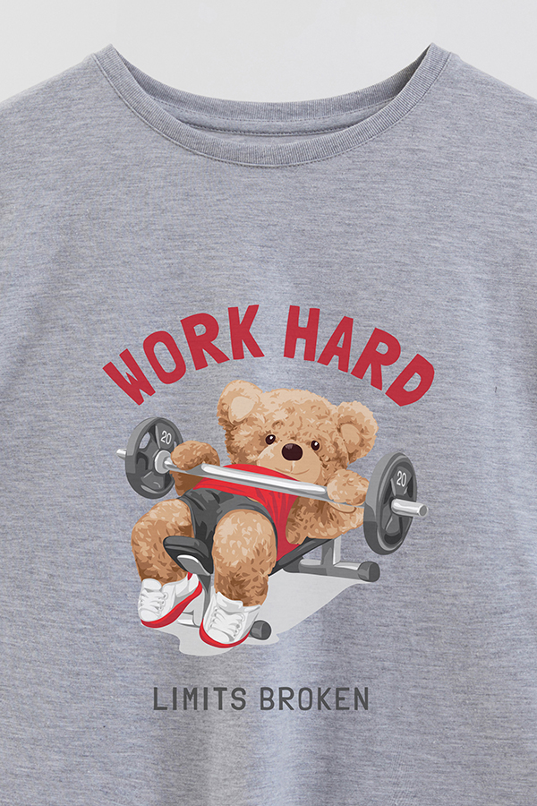 REMERA GB OVERSIZE WORK HARD