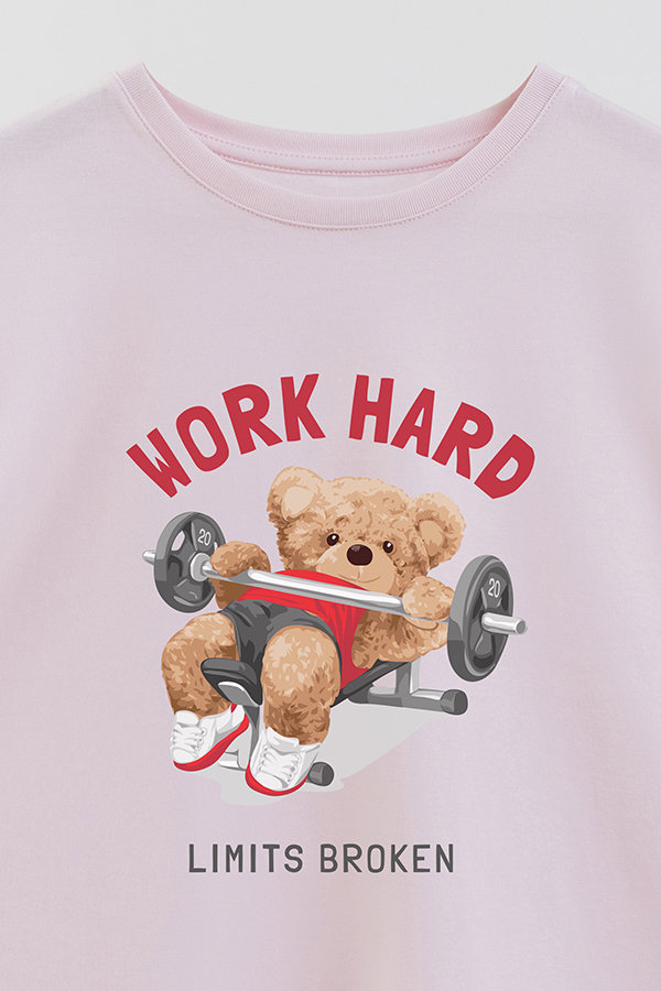 REMERA GB OVERSIZE WORK HARD