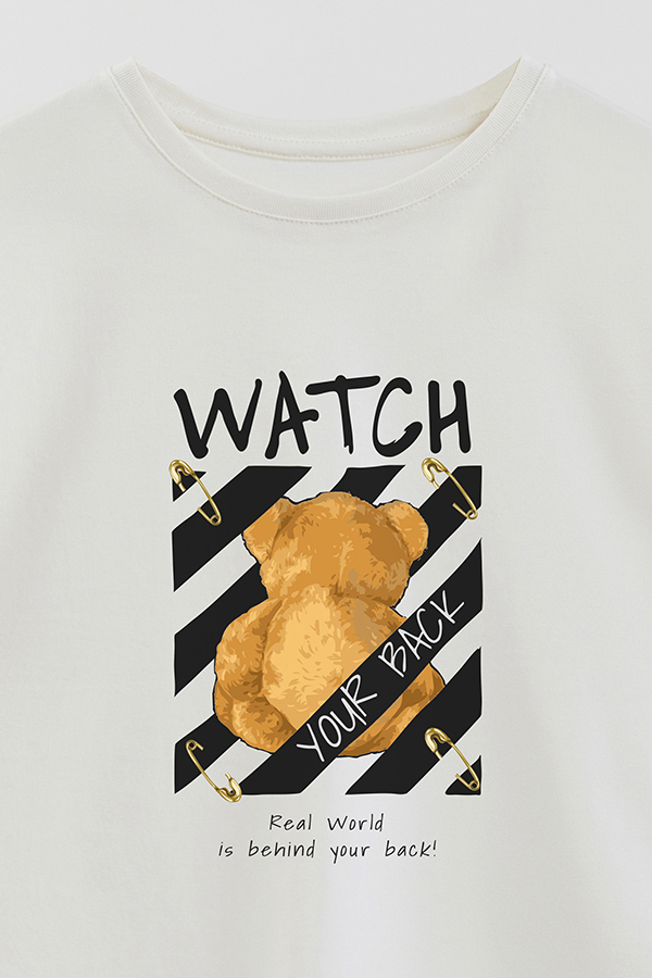 REMERA GB OVERSIZE WATCH YOUR BACK