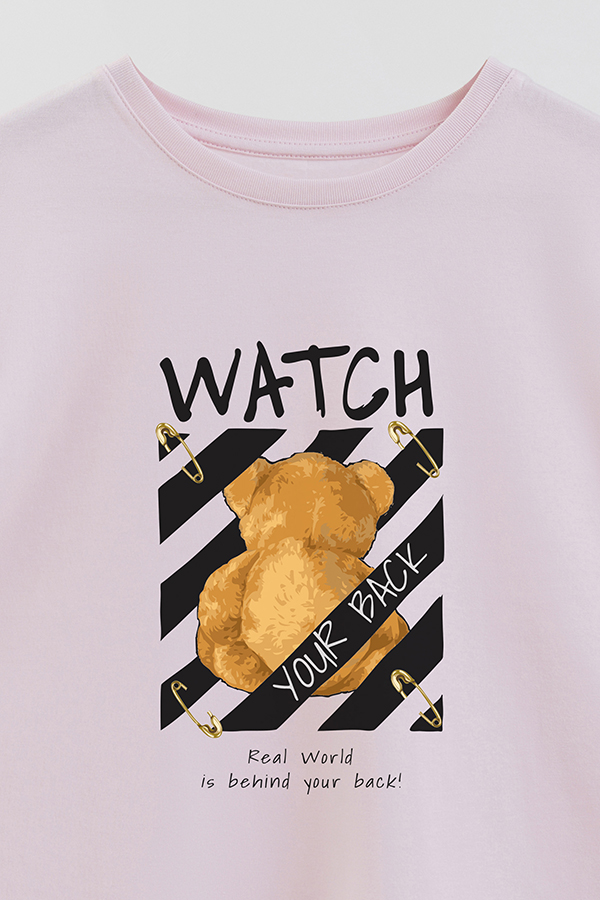 REMERA GB OVERSIZE WATCH YOUR BACK
