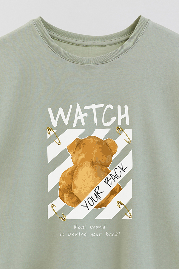 REMERA GB OVERSIZE WATCH YOUR BACK