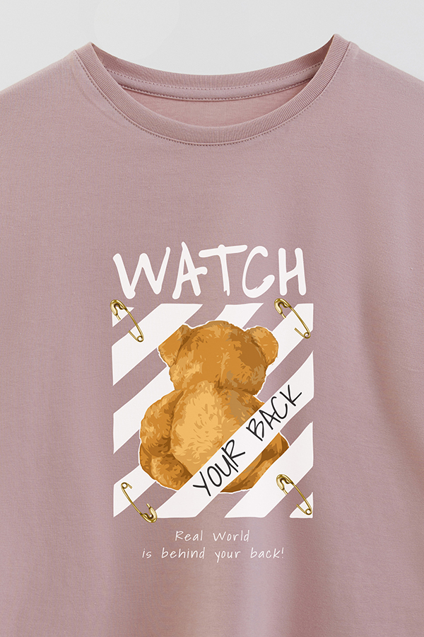 REMERA GB OVERSIZE WATCH YOUR BACK