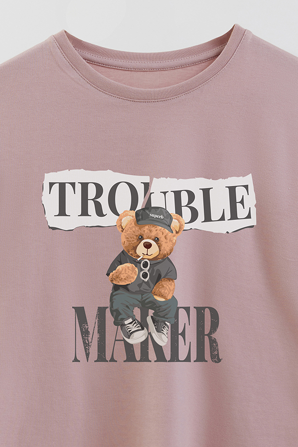 REMERA GB OVERSIZE TROUBLE MAKER