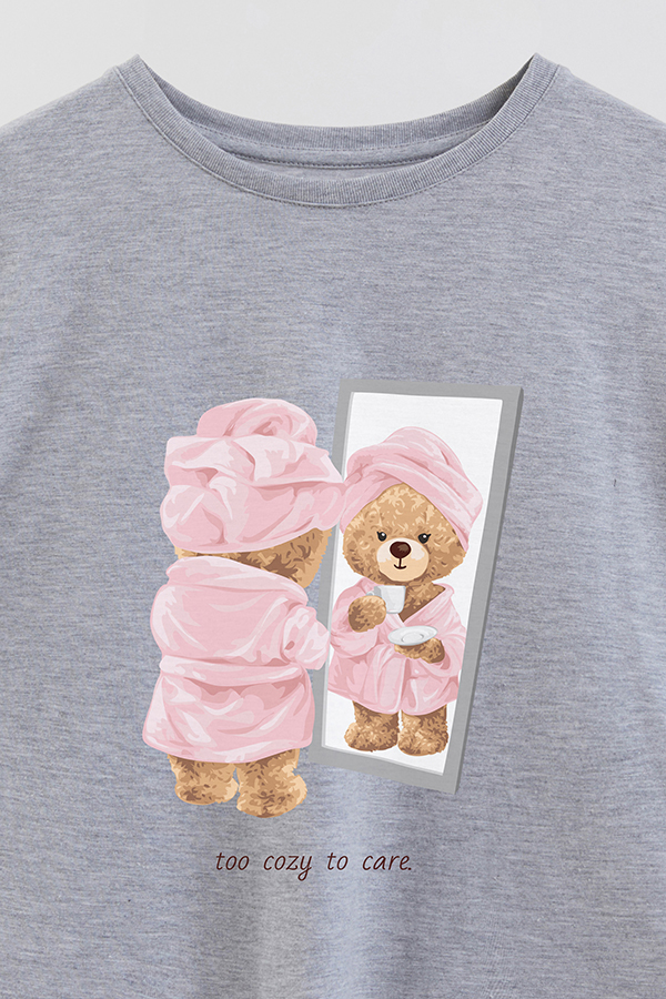 REMERA GB OVERSIZE TOO COZY TO CARE