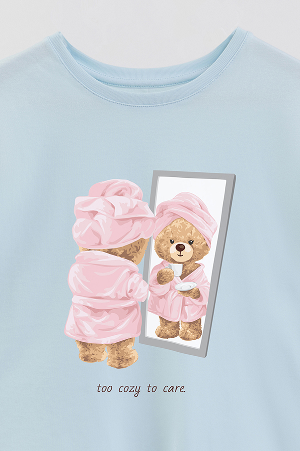 REMERA GB OVERSIZE TOO COZY TO CARE