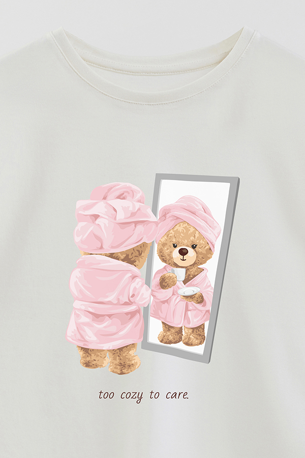 REMERA GB OVERSIZE TOO COZY TO CARE