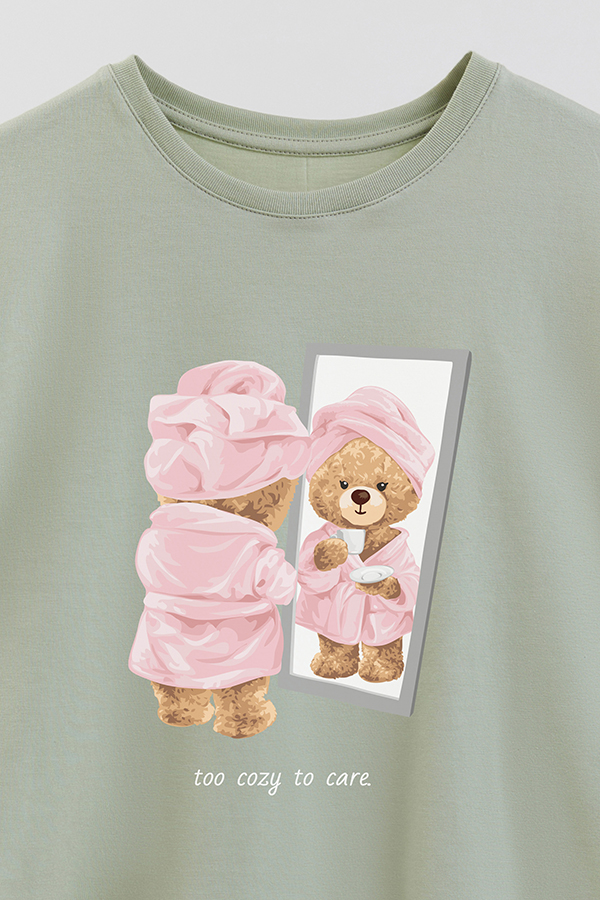 REMERA GB OVERSIZE TOO COZY TO CARE