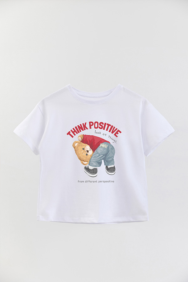 REMERA GB OVERSIZE THINK POSITIVE