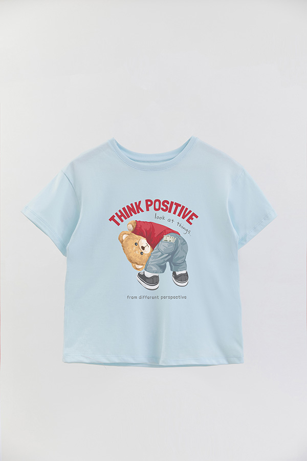 REMERA GB OVERSIZE THINK POSITIVE