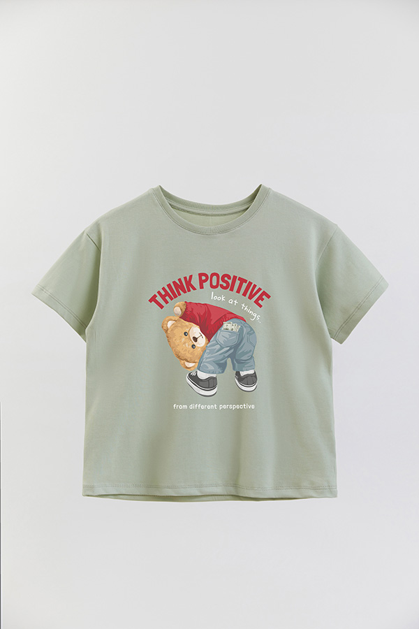 REMERA GB OVERSIZE THINK POSITIVE