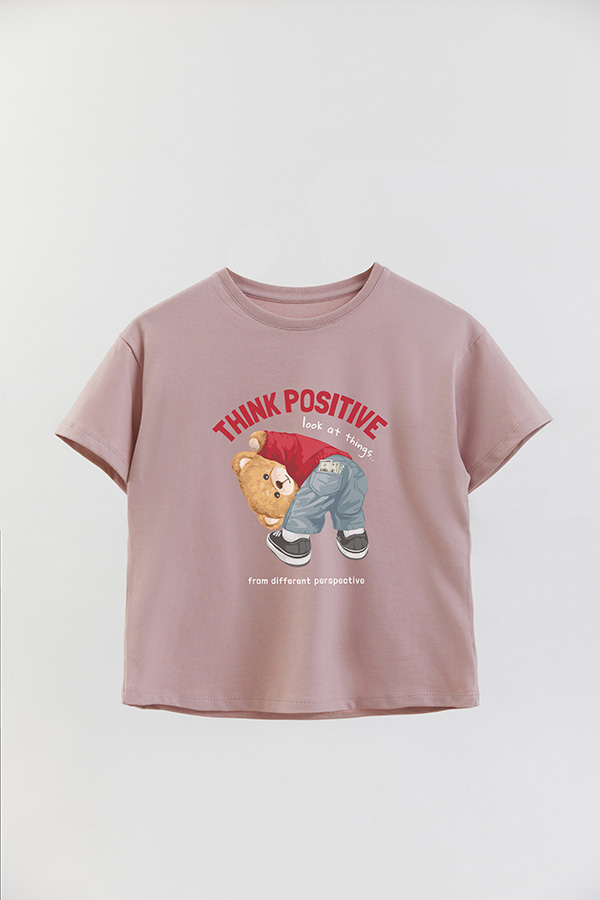 REMERA GB OVERSIZE THINK POSITIVE