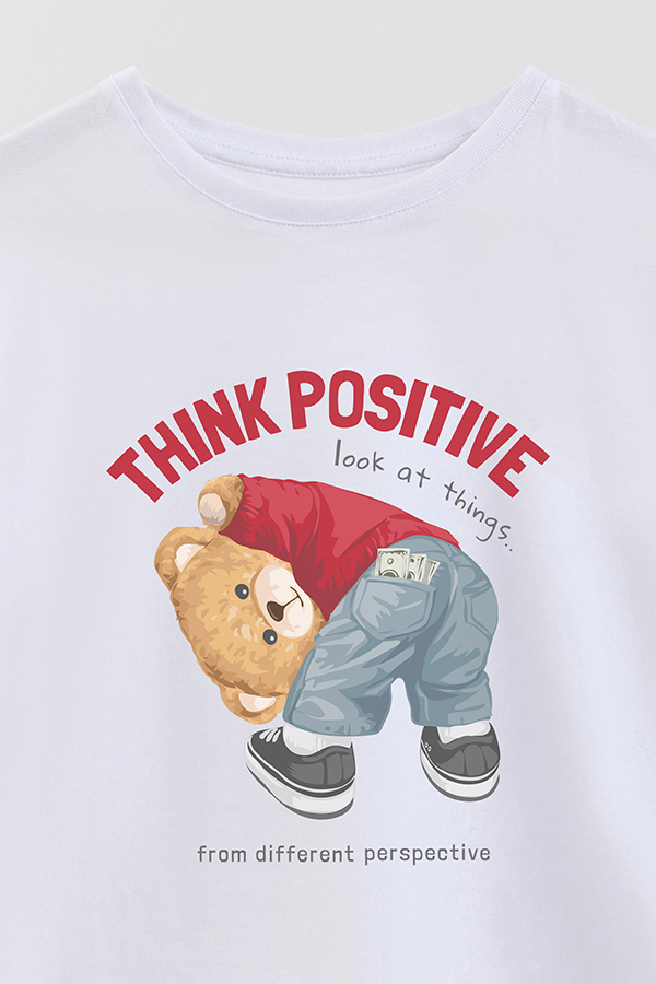 REMERA GB OVERSIZE THINK POSITIVE
