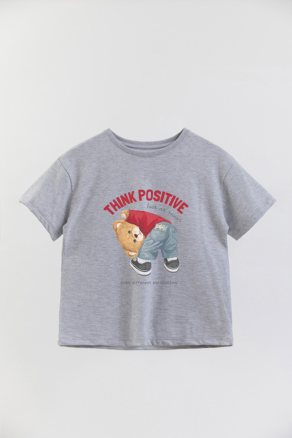 REMERA GB OVERSIZE THINK POSITIVE