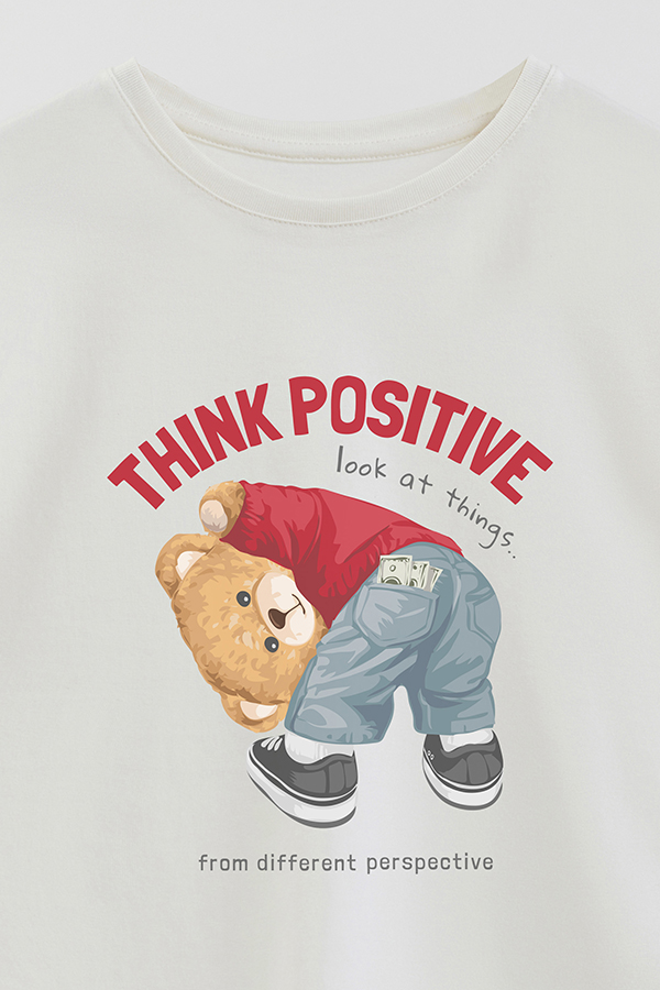 REMERA GB OVERSIZE THINK POSITIVE