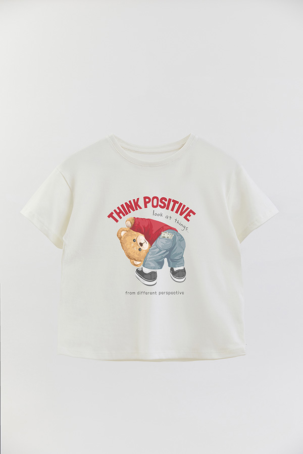 REMERA GB OVERSIZE THINK POSITIVE