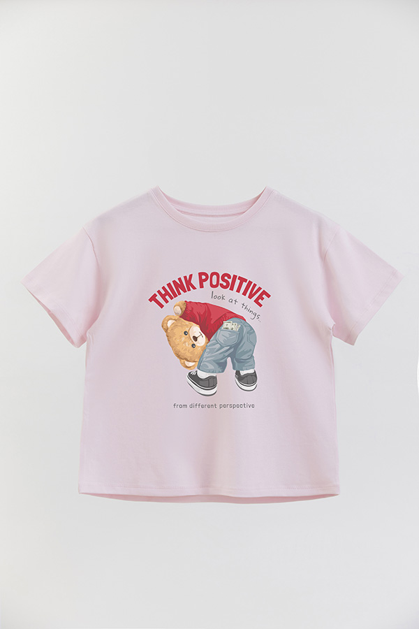 REMERA GB OVERSIZE THINK POSITIVE