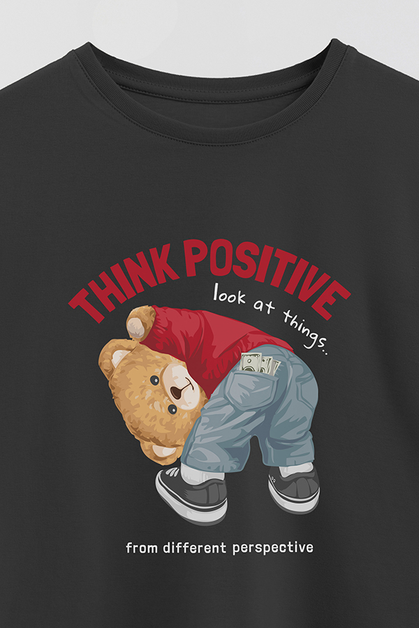REMERA GB OVERSIZE THINK POSITIVE